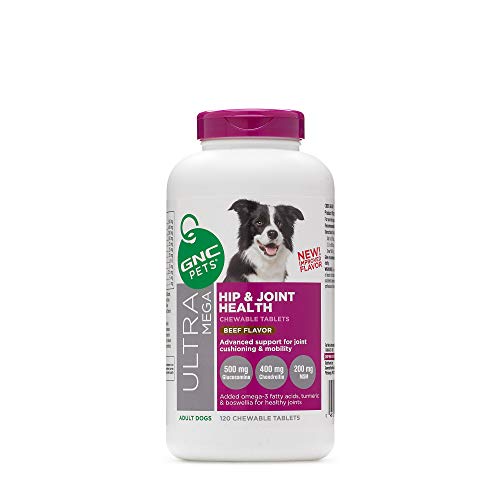 GNC Pets Ultra Mega Hip & Joint Health Chewable Tablets Dog Supplement