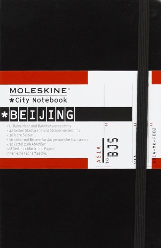 City Notebook Pekin Poche Couv. Rigide Noir: Beijing (Moleskine City Notebooks)