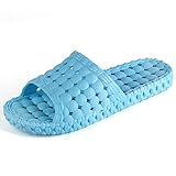 SAMSAY Unisex Indoor Bathroom Shower Slipper Non Slip Bubble Massage Shoes