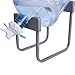 3-5 Gallon Water Jug Stand with 1pcs White Dispenser Valve and 1pc Dustproof Plug, Non Slip Water Stand with Food Grade Fast Flow Water Spout for 55MM Non Threaded Crown Top Water Jugs, Grey