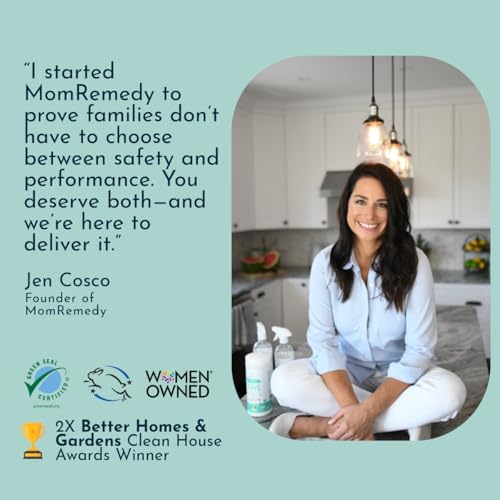 MOMREMEDY HYDROGEN PEROXIDE ALL PURPOSE CLEANING SPRAY | MULTIPURPOSE HOME CLEANER | FABRIC AND LAUNDRY STAIN REMOVER | ALL SURFACE KITCHEN AND BATHROOM | NON TOXIC