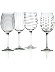 Mikasa Cheers White Wine Glasses, Clear, Set of 4 - SW910-403