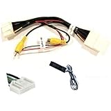 Retain OEM Factory Backup Reverse Camera to New Aftermarket Car Stereo Display/Navigation Radio Wire Harness w/ 6 Volt Conver