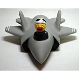 waddlers Air Force Rubber Duck, brand, Showing mighty US Air Forcemodern F35 Special rubber duck, Birthday Baby Shower party US Patriotic themed General Gift