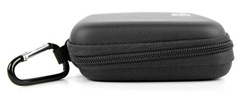 DURAGADGET Rigid Black Shell Case w/Secure Dual Zip Feature/Belt Clip & Multiple Accesory Compartments - Thumbnail 3