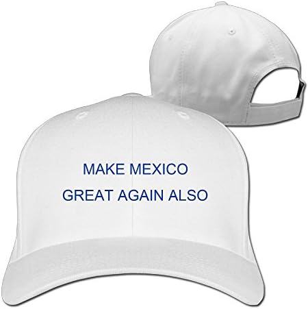 MAKE MEXICO GREAT AGAIN ALSO Unisex Flat-along Unisex Strapback Hat Adjustable Style Cap