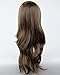 Dreamworld Stunning Long Natural Curly Wig+wig Cap (Model: Jf010023) (Light Brown)