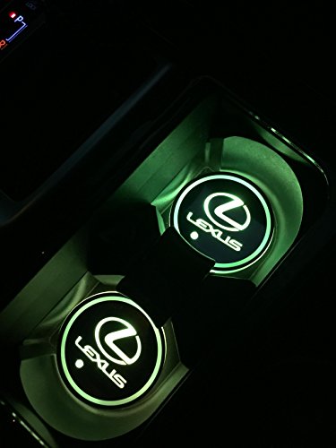 Car logo led cup pad led cup coaster usb charging mat l…