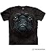 The Mountain Men's Pug Face T-Shirt, Black, Medium
