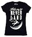 Disney Juniors Take Me To Neverland Peter Pan Moon Juniors T-shirt
