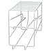 Home Basics Soda Can Beverage Dispenser Rack for Cabinet, Pantry, or Refrigerator – Dispenses 12 Standard Size 12 oz Soda Cans and 12 oz Canned Foods, White Finish