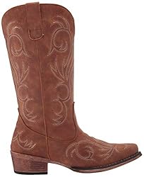 Roper Womens Riley Boot, Tan, 6