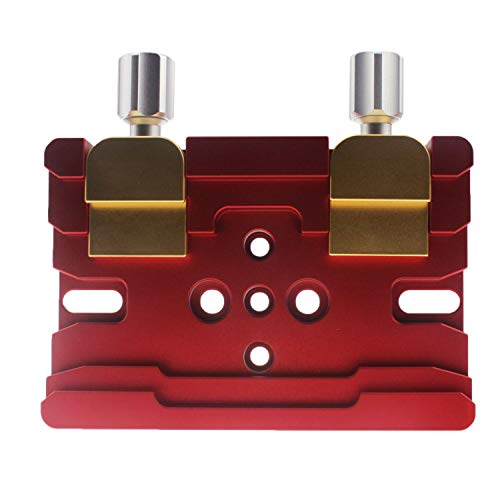 Astromania 150mm Deluxe Vixen/Losmandy Clamp - Solid Aluminium Prism Rail with 2 Aluminium Locking Screws and W/Brass Screws