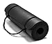 Spoga, Premium 5/8-inch Extra Thick 71-inch Long High Density Exercise Yoga Mat with Comfort Foam and Carrying Straps , Black
