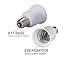 (6-PACK) SpiritLED E17 to E26 / E27 Socket Adapter,Intermediate base E17 to Standard Medium base E26 E27 Converter (White Color-6pcs /Pack)