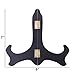 Beautyflier Pack of 3 Black Wooden Easels Holder 7IN Plate Dessert Display Stand Place Card Photo Frame Holder for Wedding Party Home Décor (Black)