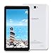 AOSON S7+ Android 7.0 Quad Core Tablet PC, GSM 3G Phone Call Phablet, 7 Inch IPS 1024x600 Touch Screen, 16GB Flash Size, Support Play Store Dual Camera Wi-Fi GPS Dual-Slot, GMS Certified White rear
