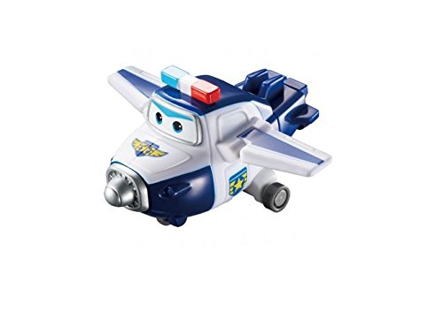 Super Wings Transform-a-Bots 4 Pk - Jett, Grand Albert, Mira, Paul 2' Scale