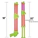 Trisens Double-barrelled Water Gun Squirt Guns Super Soaker Tube Blaster Pump Squirter for Beach Swimming Pool Party (RED)