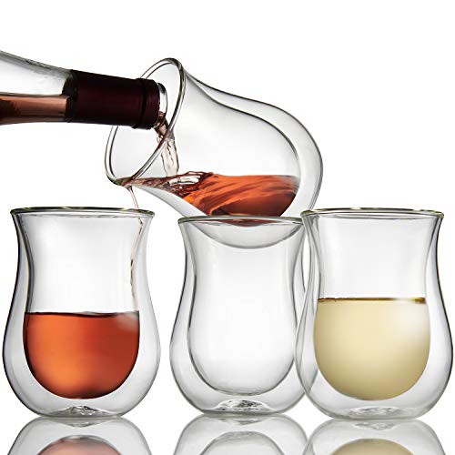 Wine-Enthusiast-Double-Wall-Flared-Tumblers--Insulated-Stemless-Wine-Glass-Set-of-4