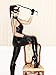 Cat Whip Costume Set, Include Black Whip, Cat Ear Mask and Faux Leatuer Glove for Halloween Women Whip Suit Cat Games Role Playing