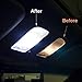 Partsam 8pcs White Map Dome License Plate LED Light Package Kit Replacement for Ford Super Duty F-250 F-350 F-450 2005 & Up