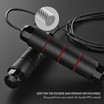 Fitfort-Skipping-Rope-Speed-Rope-for-Adults-with-Good-Quality-Ball-Bearings-Adjustable-Length-Jump-Rope-with-Ball-Bearings-Non-slip-Handles-Rope-Jumping-for-Fitness-and-Training
