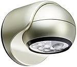 LIGHT IT by Fulcrum 20031-101 6-LED Wireless Motion Sensor Weatherproof Porch Light, Silver