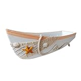 Beach Theme Display Boat Tray with Star Fish Sea