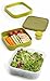 Joseph Joseph GoEat Compact 3-in-1 Salad Box, Green