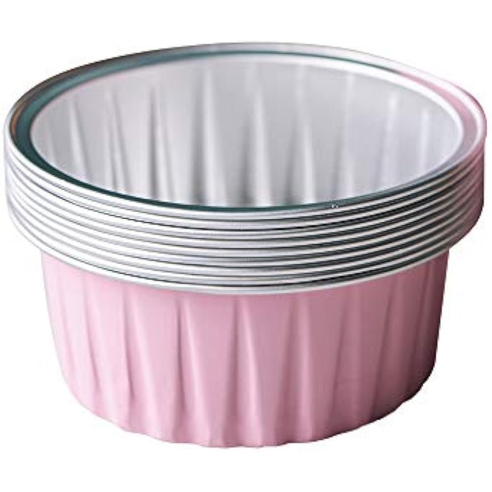 125ml Aluminum Foil Cake Cups Muffin Cupcake Ramekin Reusable Baking