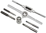 US PRO 40pc Metric Tap and Die Set Alloy Steel Pitch Gauge M3-M12 2620 view 2