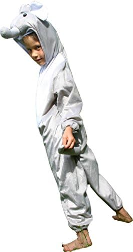 Fun Play Fancy Dress Elephant Onesies Animal Costume 5-7 Years Size L