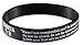 Assorted Popular Scripture Verses Printed On Silicone Wristbands (Packs of 10 Silicone Bands) (Joshua 1:9)