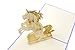 PopLife Magical Unicorn Pop Up Mother's Day Card - 3D Anniversary Gift, Pop Up Birthday Card, Thank You, Congratulations, Valentine's Gift - for Mom, for Daughter, for Wife, for Grandma, for Kids