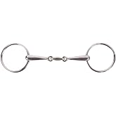 HORZE Lozenge Link Loose Ring Snaffle Bit - 16mm Width