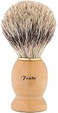 Fento 100% Pure Badger Shaving Brush,For Safety Razor, Double Edge Razor, Straight Razor or Shaving Razor
