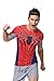 Red Plume Men's Compression Sports Fitness Shirt Armor, Men Spider T-Shirt (M) Red