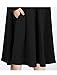 Mordenmiss Women's New Fall Round Neck Large Hem Pullover Dress (Black) One Size