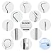 Elinne Dental Hygiene Kit - 5 Piece Dentist Tools - Anti-Fog Mirror, Dental Scaler, Tarter Scraper, Dental Pick, Dental Tweezers For Calculus & Tartar Removal, Gum Health, Teeth Cleaning