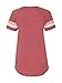 Champion Men's Authentic Originals Triblend Varsity Short Sleeve Tee, Carmine Red Heather, Medium