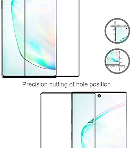 QUESPLE Pack Galaxy Note 10 Plus Screen Protector Tempered Glass