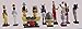 Ancient Egypt Egyptian God 11 Figurines Set Resin Statue size 5