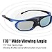 Sanpyl Universal Active Shutter Type 3D Glasses,Portable3D Glasses for Nuts/Sony/BenQ/Epson/Panasonic/Acer/Hitachi/Sharp and Many Other DLP projectorsthumb 1
