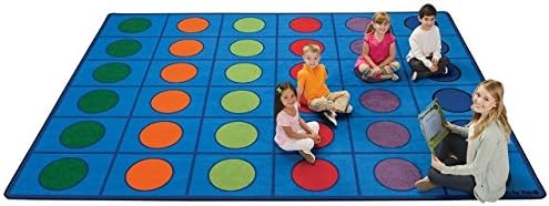 Seating Circles Rug, 6' x 9'