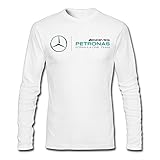 WINKOO Men's Racing Formula One Team Long Sleeve T Shirt Cotton Tees