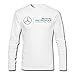 WINKOO Men's Racing Formula One Team Long Sleeve T Shirt Cotton Tees