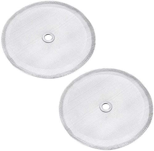 French Coffee Press Replacement Filter 50Oz - 4.6"(118mm) Universal 12-Cup (1500ml) Reusable Stainless Steel Metal Filter Mesh for Bodum French Press Coffee Makers, Espresso & Tea Machines