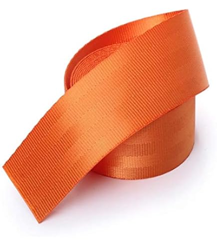 Color Seat Belts - Seatbelt Webbing Replacement - ORANGE - 24HR Mail In Service - Foto 10