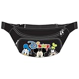 Disney Mickey Mouse & Friends Zippered Waist Pack Belly Bag